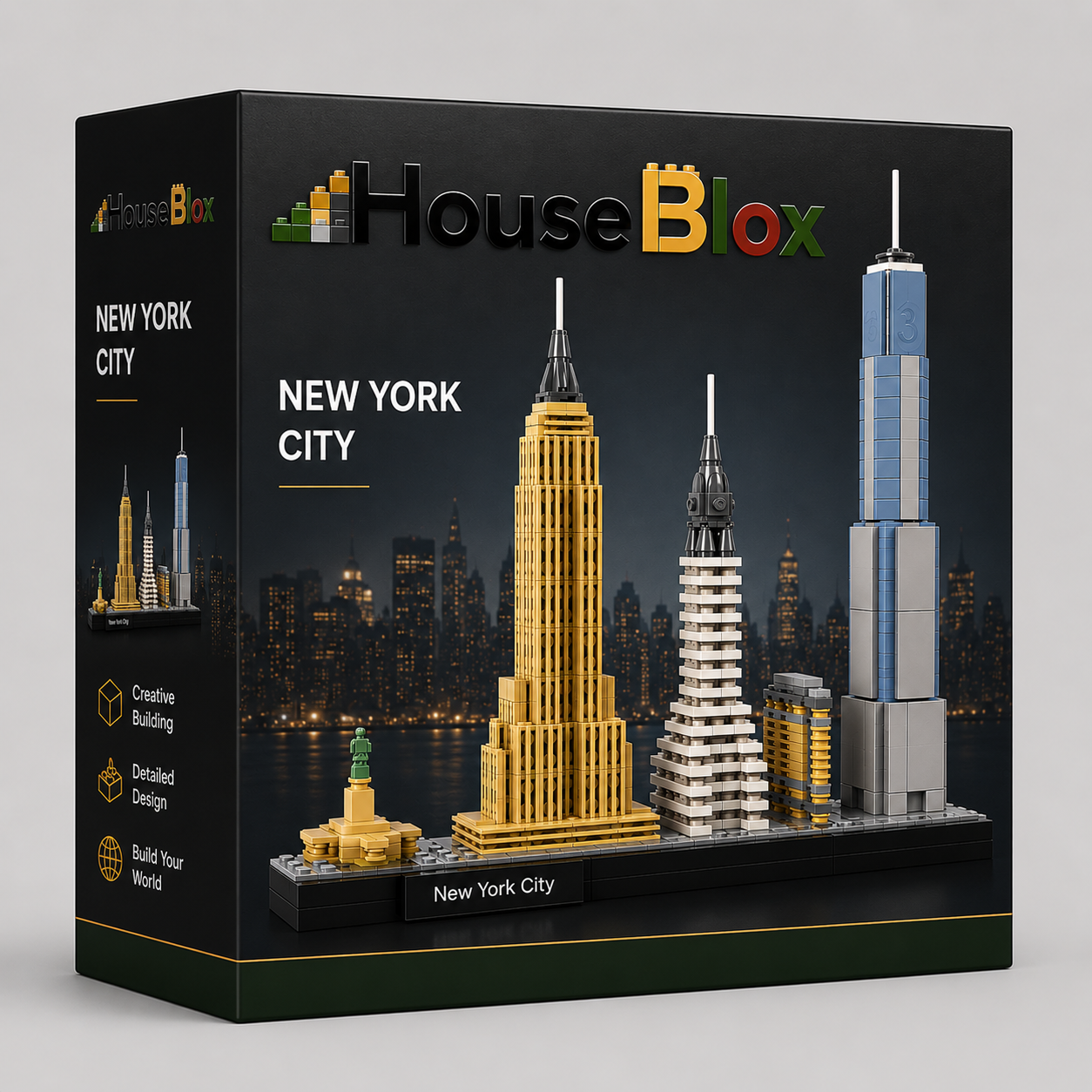 HouseBlox Signature – New York Skyline – 598 Pieces