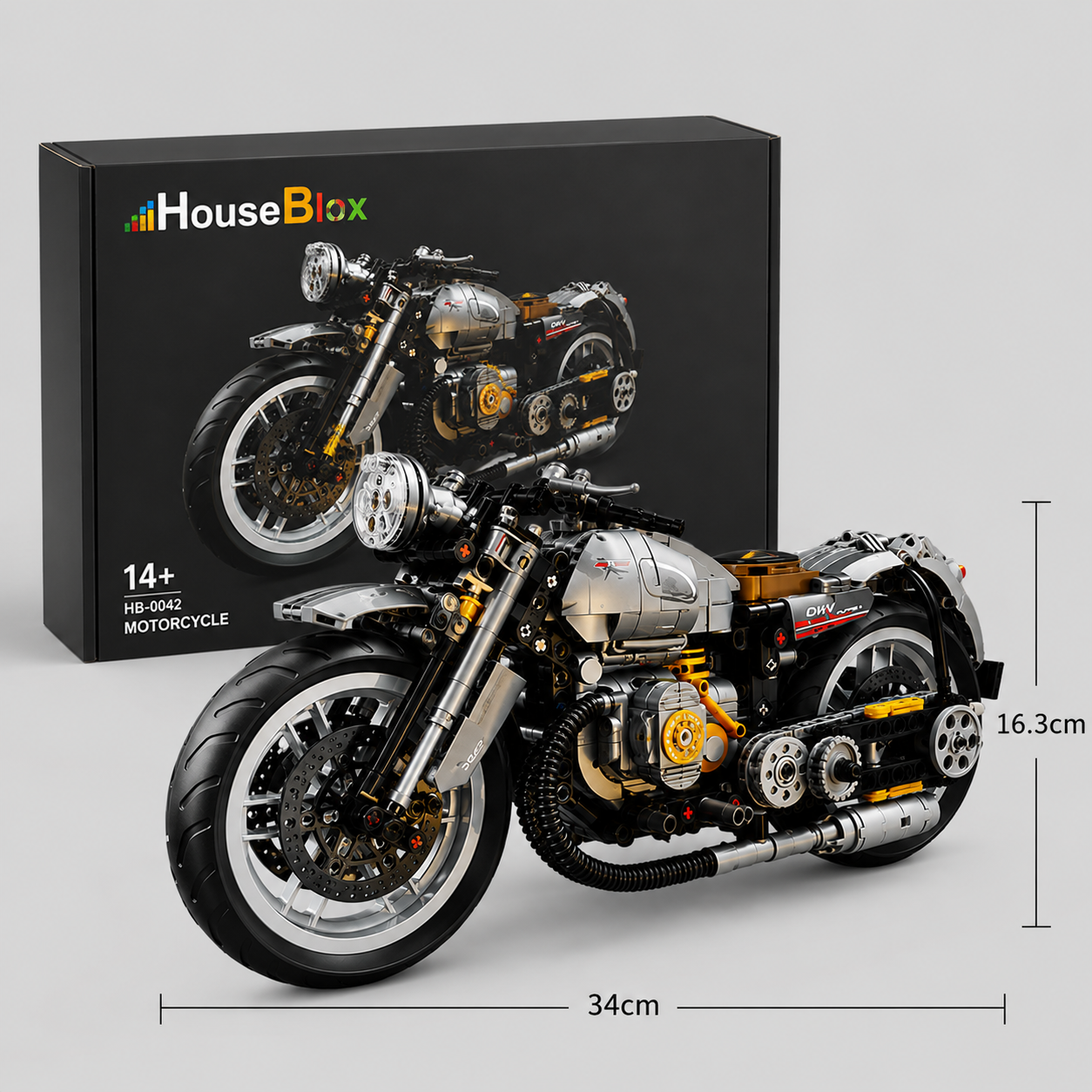 HouseBlox Signature – Iron Rider – 808 Pieces