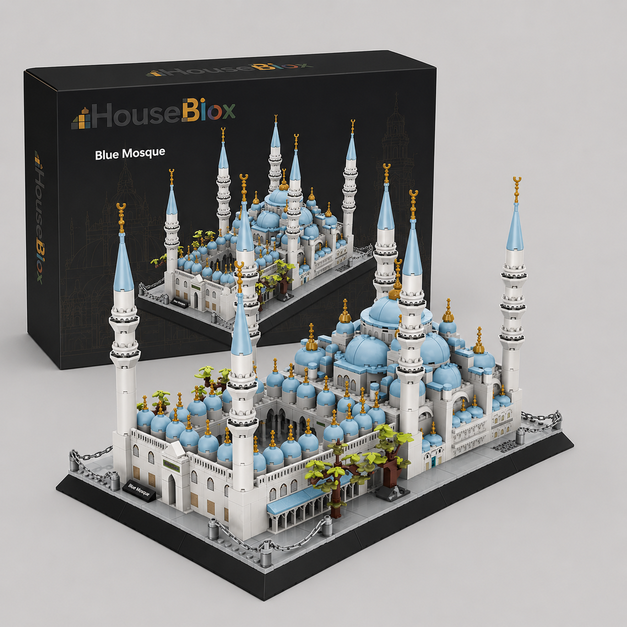 HouseBlox Signature – Blue Mosque – 1129 Pieces