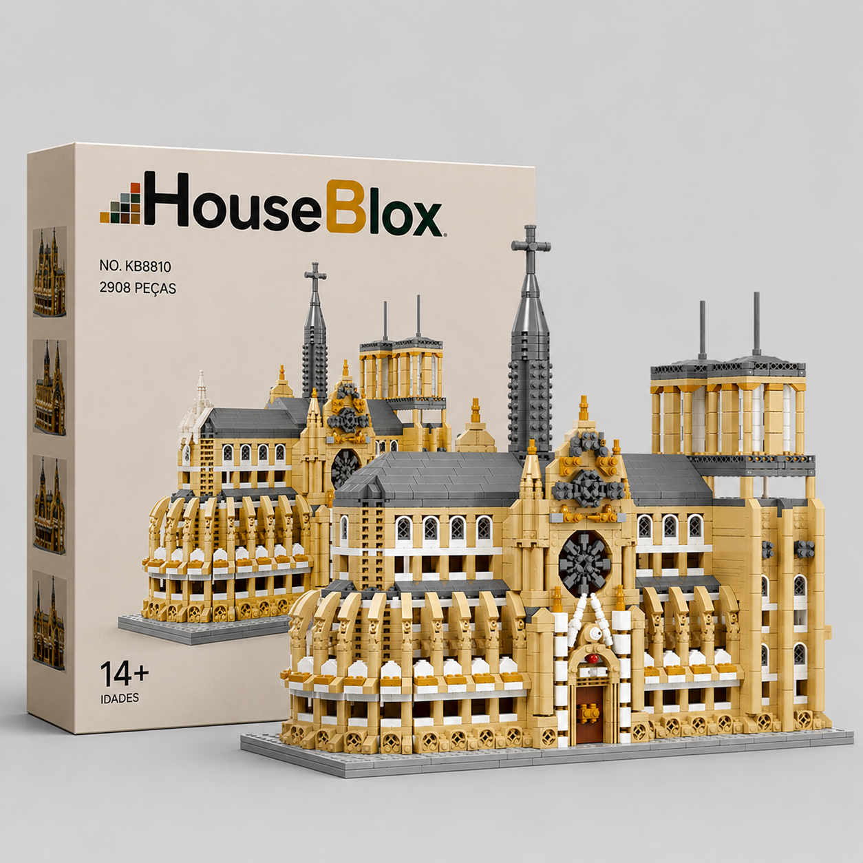 HouseBlox Signature – Notre-Dame de Paris – 2908 Pieces