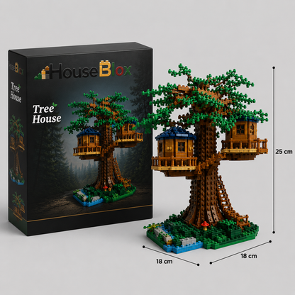 HouseBlox Signature – Treetop Retreat – 3000 Pieces