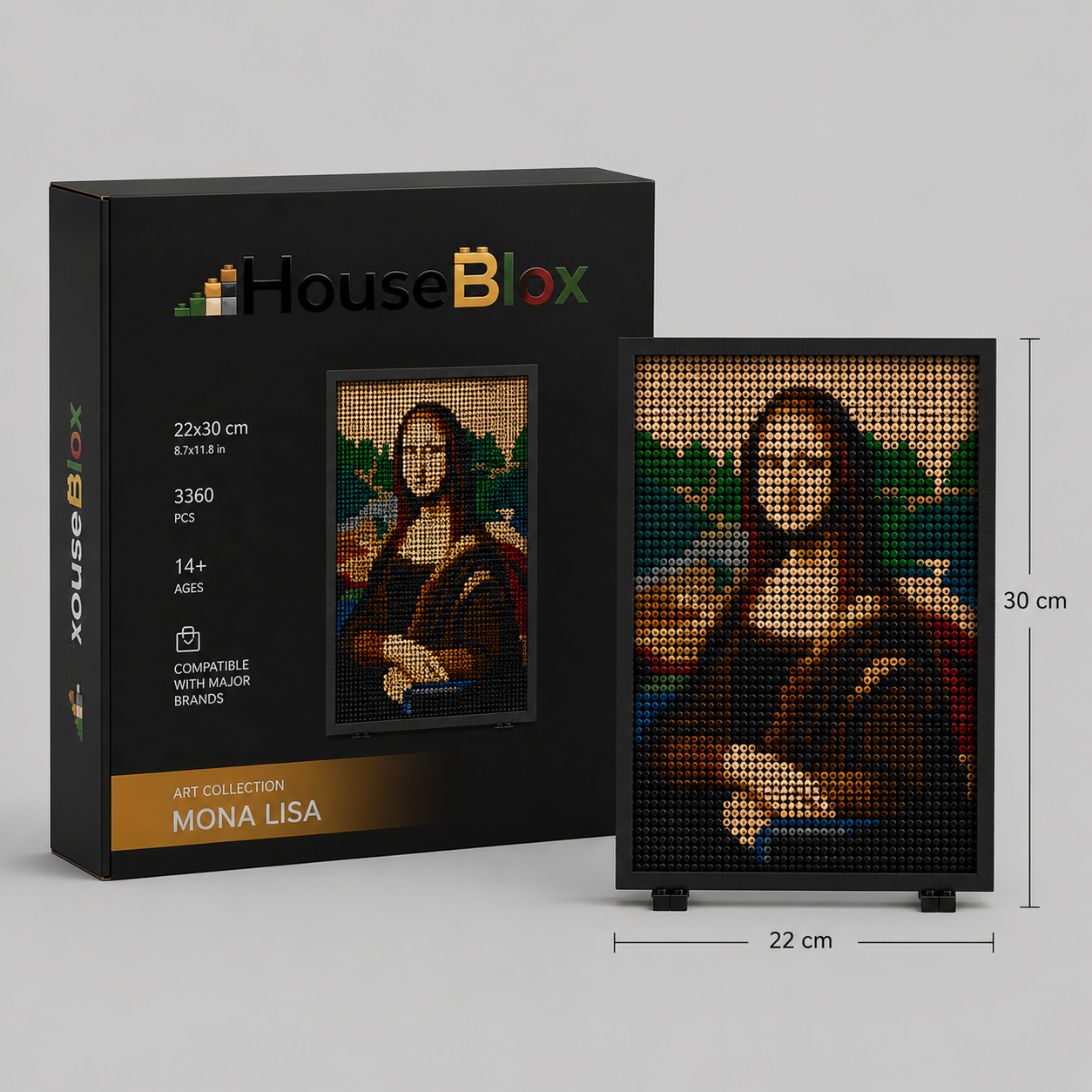 HouseBlox Signature – Mona Lisa – 3600 Pieces