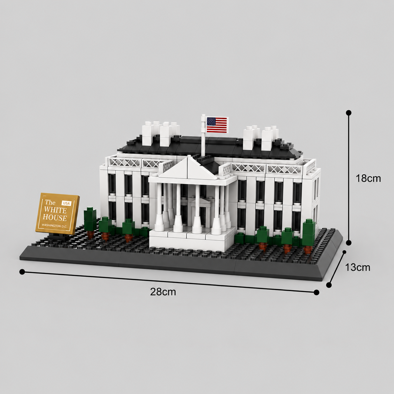 HouseBlox Signature – White House – 770 Pieces
