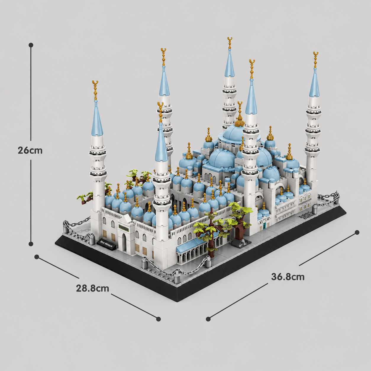 HouseBlox Signature – Blue Mosque – 1129 Pieces