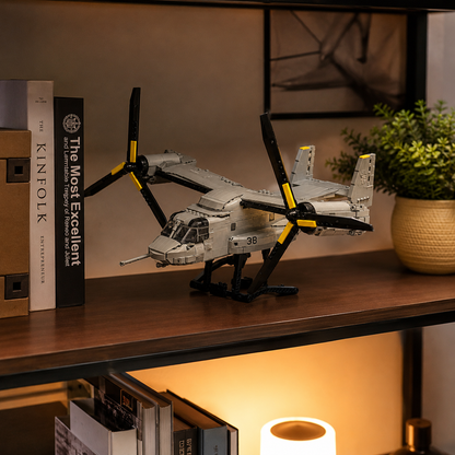 HouseBlox Signature – V-22 Osprey Tiltrotor Aircraft – 800 Pieces