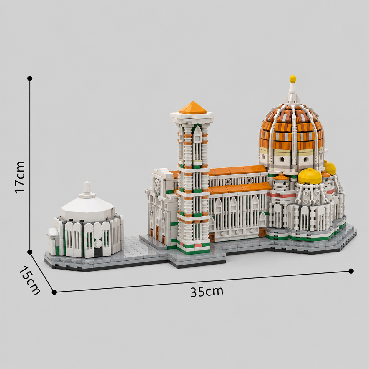 HouseBlox Signature – Florence Cathedral – 800 Pieces