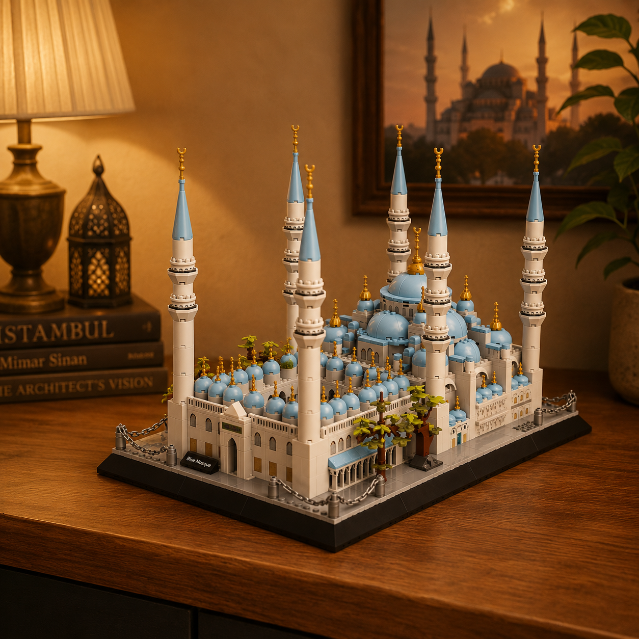 HouseBlox Signature – Blue Mosque – 1129 Pieces